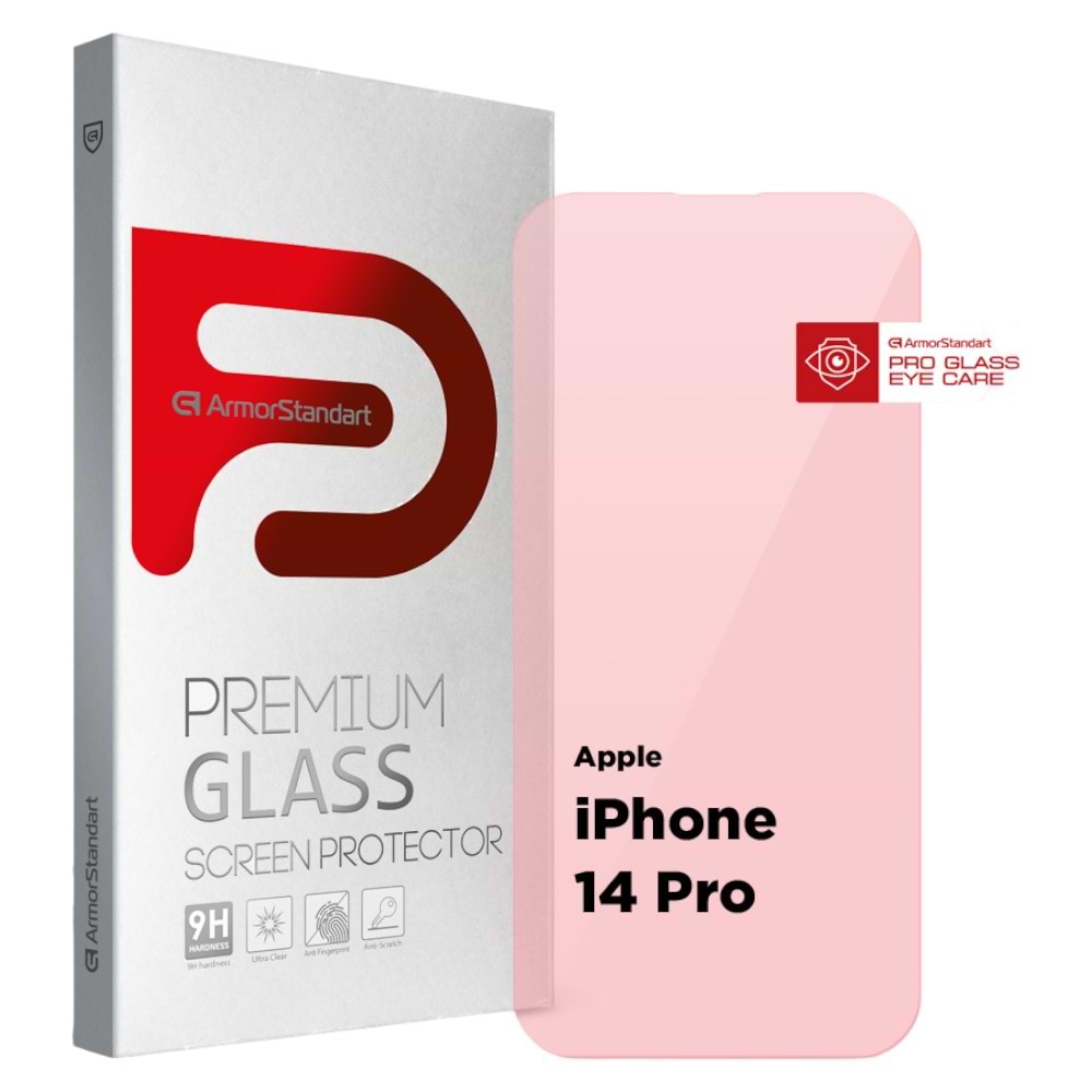 Защитное стекло для смартфона Armorstandart Pro Eye Care for Apple iPhone 14 Pro (ARM77672) - Фото 1