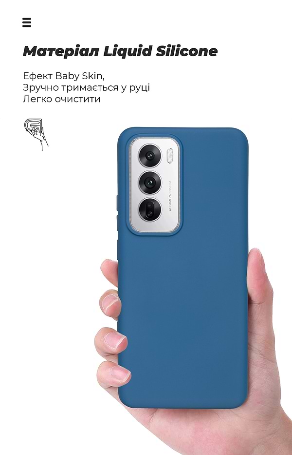 Фото - Чехол для смартфона Armorstandart ICON for OPPO Reno12 Blue (ARM77981)