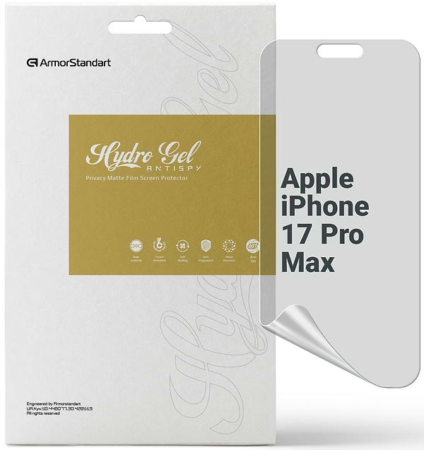 Фото - Защитная пленка для смартфона Armorstandart Anti-spy for Apple iPhone 17 Pro Max (ARM86181)