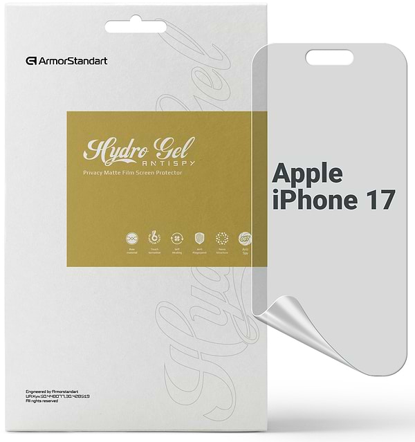 Фото - Защитная пленка для смартфона Armorstandart Anti-spy for Apple iPhone 17 (ARM86179)