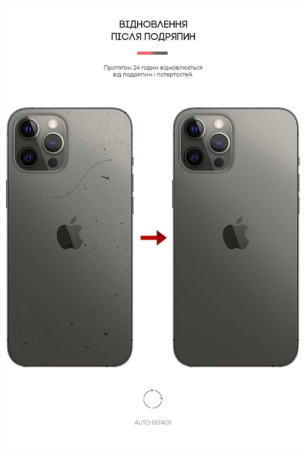 Фото - Захисна плівка для смартфону Armorstandart на задню панель for Apple iPhone 12 Pro Max Carbone Transparent (ARM61073)