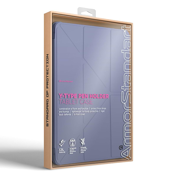Фото - Чехол для планшета Armorstandart Y-Type PEN for iPad 10.2 (2021/2020/2019) Purple (ARM77497)