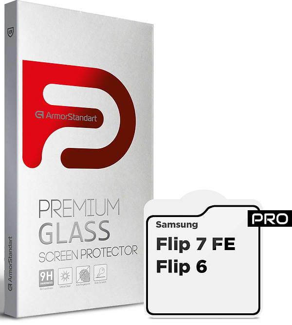 Фото - Защитное стекло для смартфона ArmorStandart Pro на внешний дисплей for Samsung Flip 7 FE / Flip 6 (ARM88010)