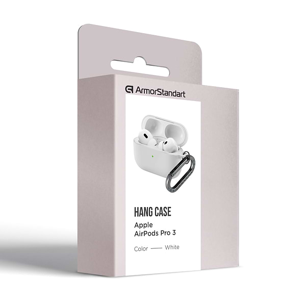 Фото - Чехол для наушников Armorstandart Hang Case for Apple AirPods Pro 3 White (ARM88284)