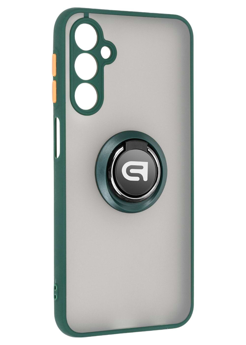 Чохол для смартфону Armorstandart Frosted Matte Ring for Samsung A25 5G (A256) Dark Green (ARM73764) - Фото 1