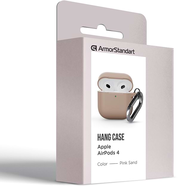 Фото - Чехол для наушников Armorstandart Hang Case for Apple AirPods 4 Pink Sand (ARM81291)