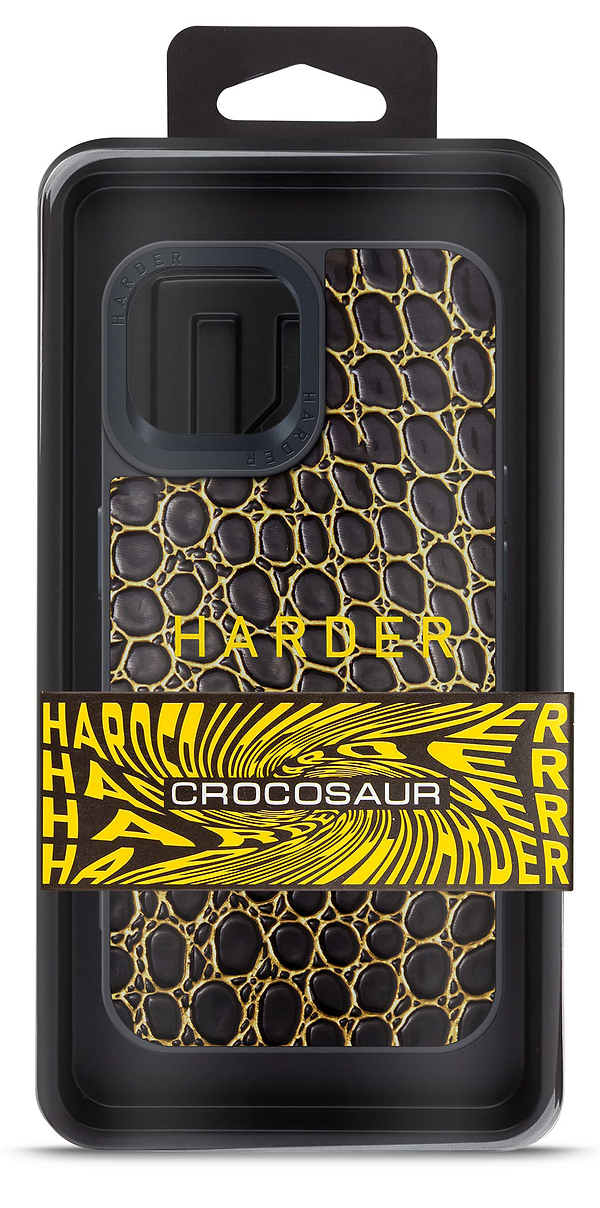 Фото - Чехол для смартфона Harder Crocosaur for Apple iPhone 14 Black (ARM76713)