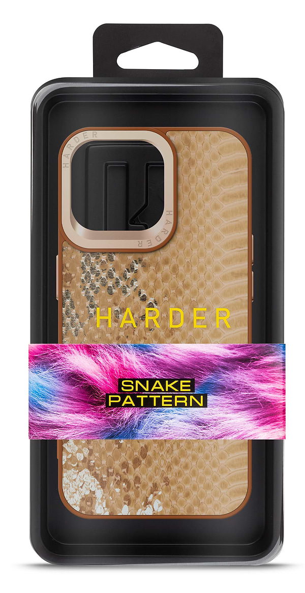 Фото - Чохол для смартфону Harder Snake Pattern for Apple iPhone 14 Pro Max Beige (ARM76812)