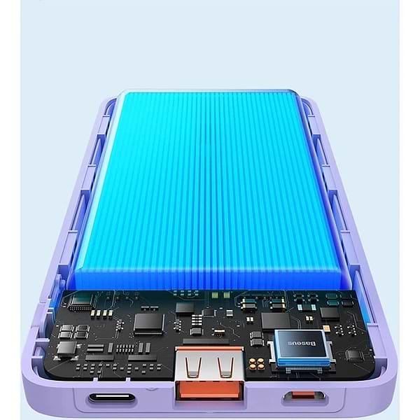 Фото - Батарея мобильная Baseus Airpow 20000mAh QC+PD 20W Purple (P10022804513-00)