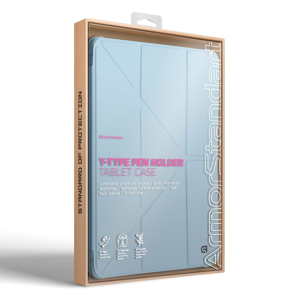 Фото - Чохол для планшета Armorstandart Y-Type PEN for iPad Air 10.9 M1 (2022) / Air 10.9 (2020) Blue (ARM77507)
