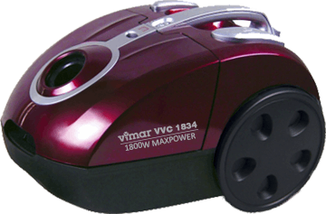 Пылесос для сухой уборки с мешком Vimar VVC-1834R - Фото 1