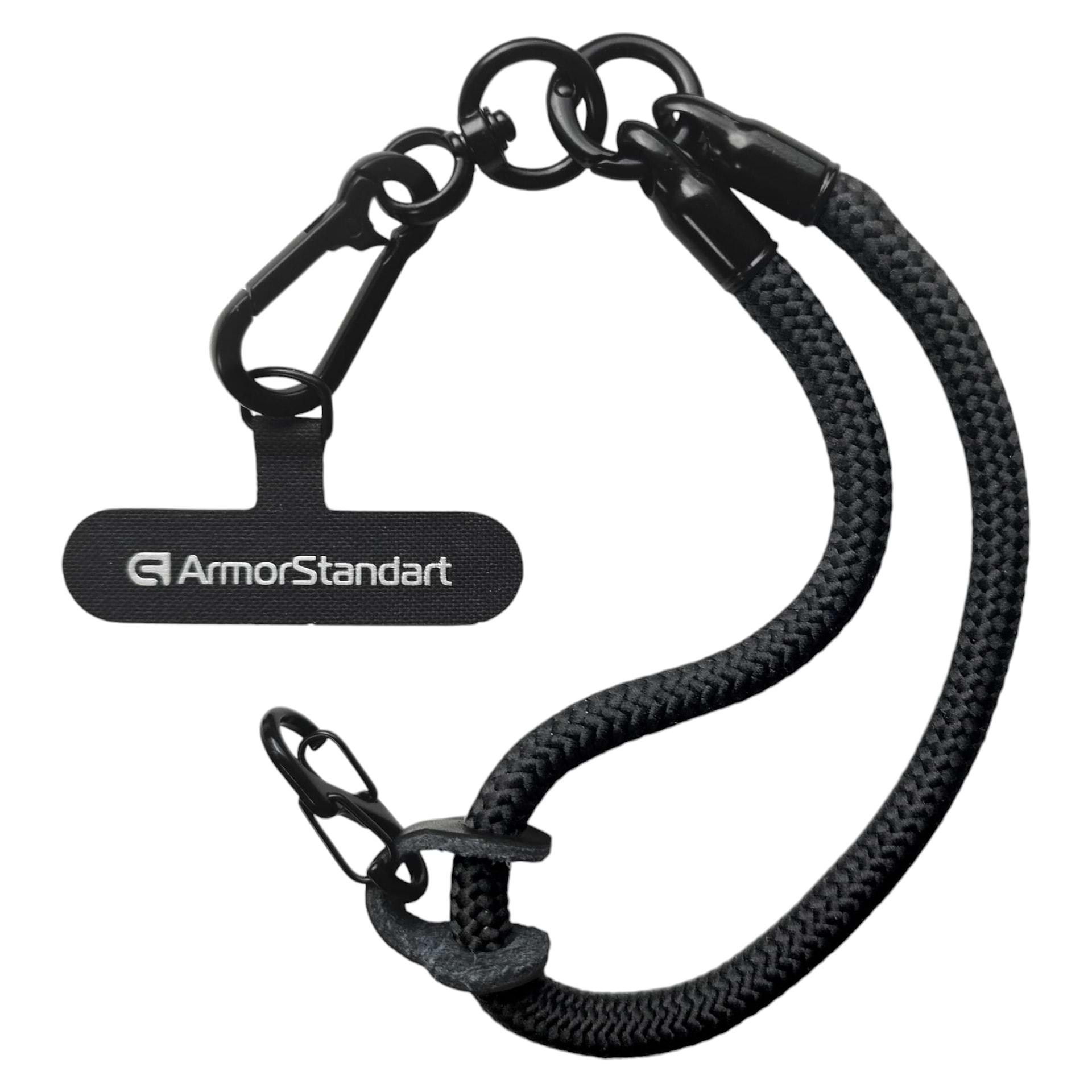 Ремешок для смартфона Armorstandart S-Rope Black Onyx with Dark holder (ARM76103) - Фото 1