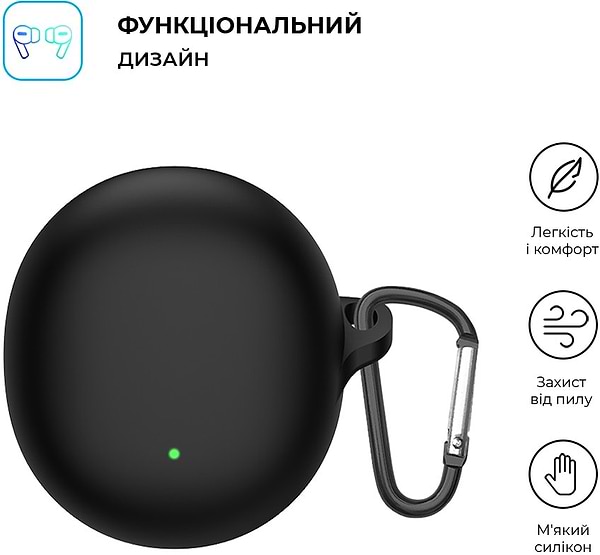 Фото - Чохол для навушників ArmorStandart Hang Case for OPPO Enco Air3 Black (ARM79938)