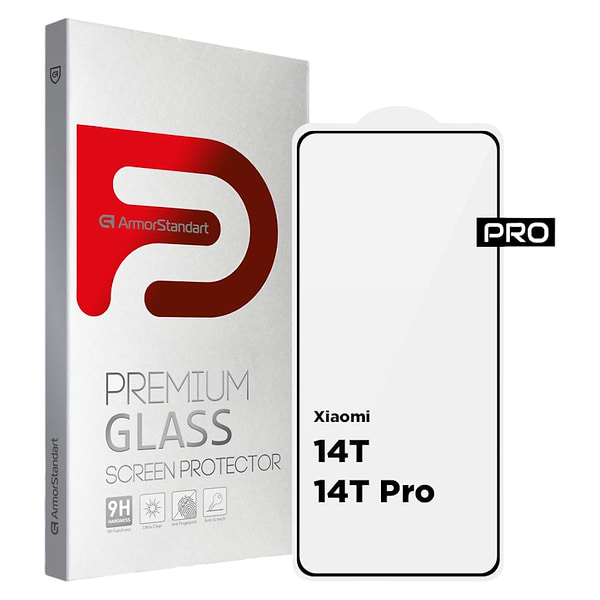 Фото - Захисне скло для смартфону Armorstandart Pro for Xiaomi 14T/14T Pro Black (ARM79330)