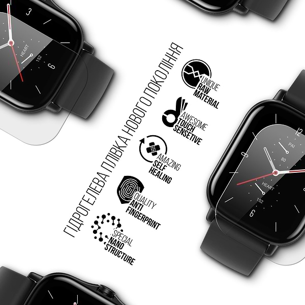 Фото - Захисна плівка для смарт-годинника Armorstandart for Amazfit GTS 2e 6 шт. (ARM58907)