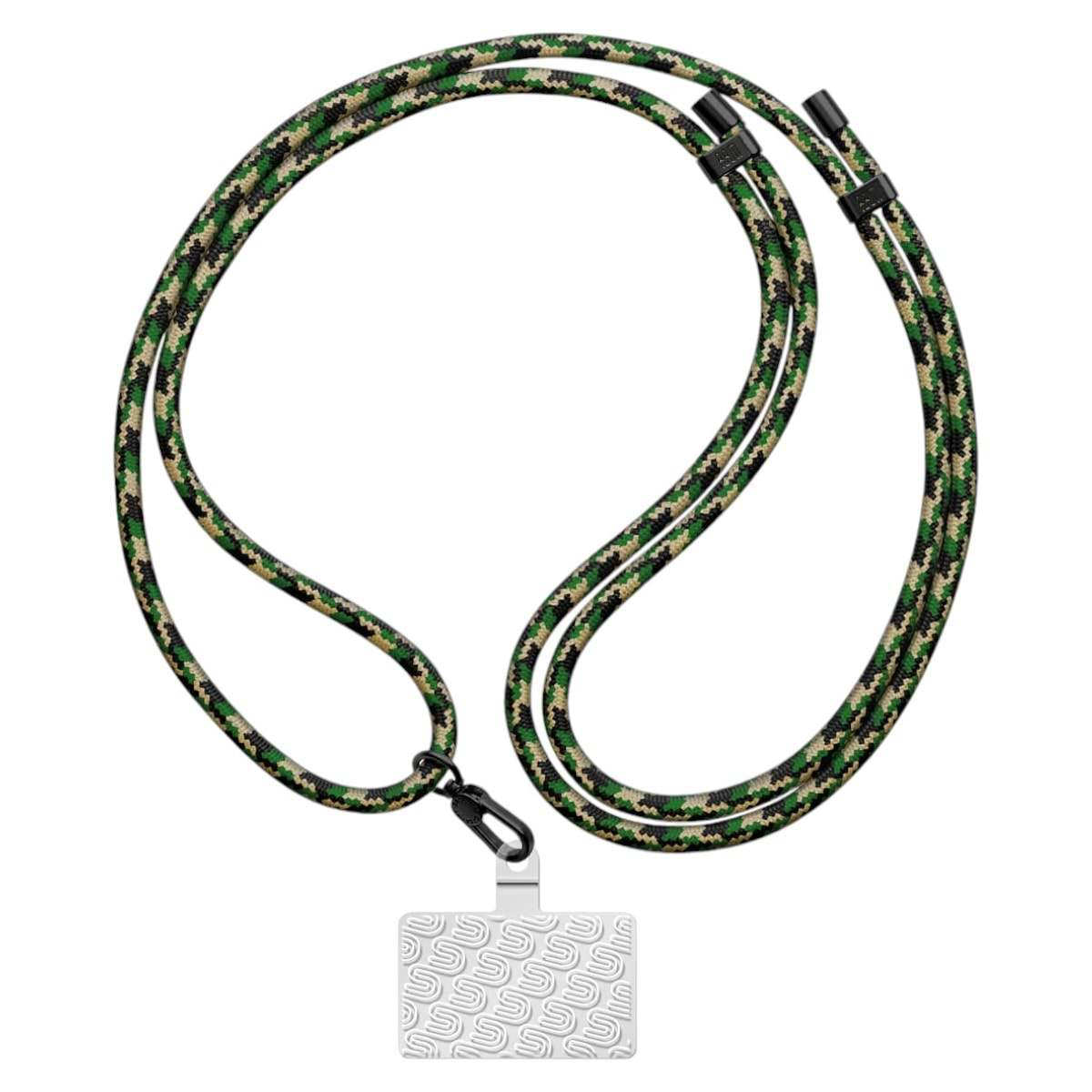 Ремінець для смартфону Armorstandart Rope Black Military with Clear holder (ARM76092) - Фото 1