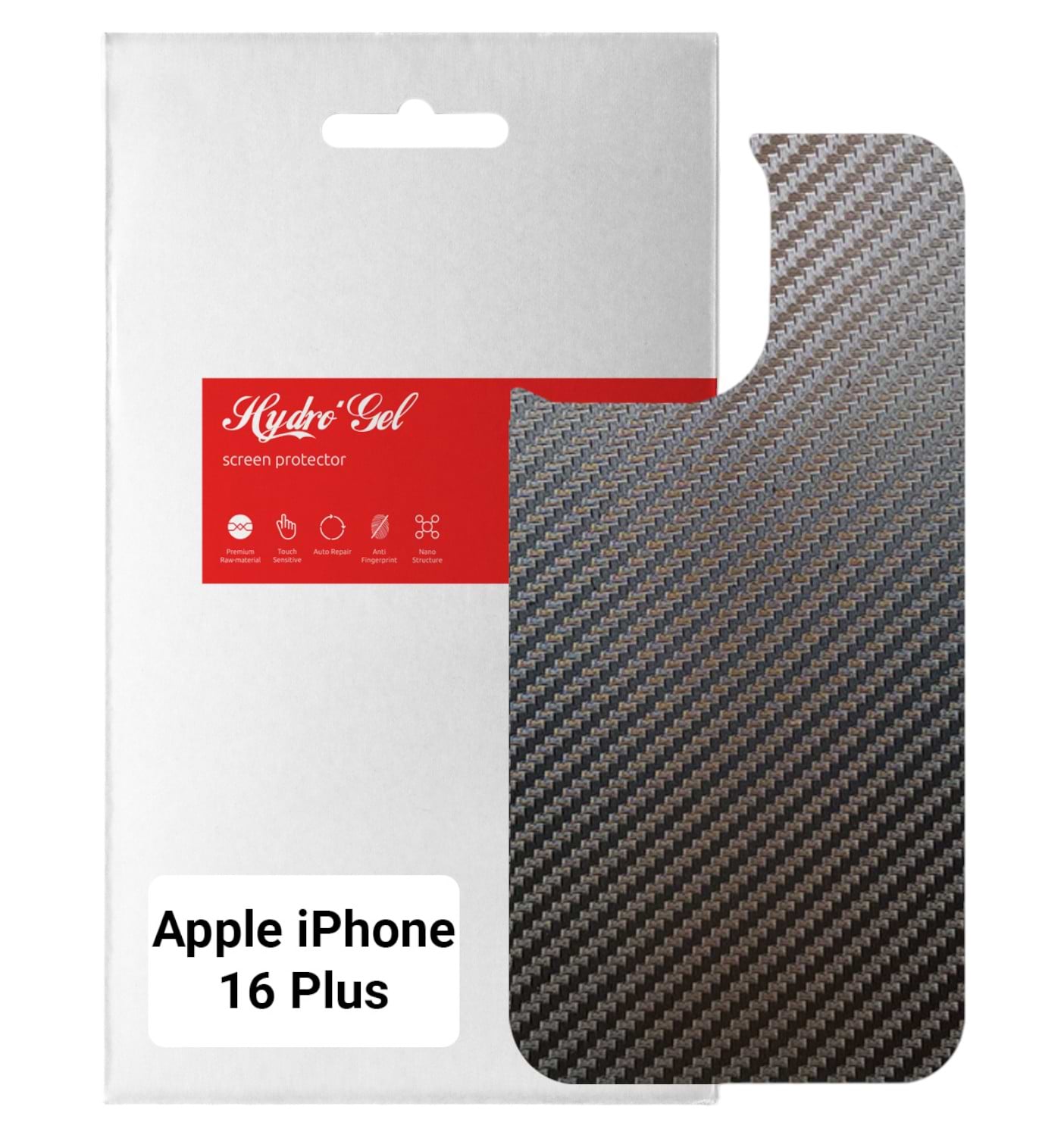 Защитная пленка для смартфона Armorstandart на заднюю панель for Apple iPhone 16 Plus Carbone (ARM79605)