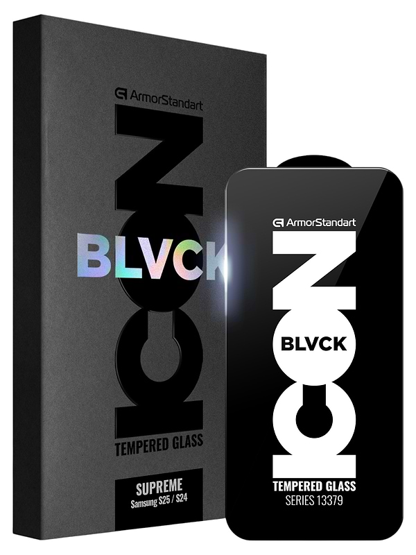 Фото - Защитное стекло для смартфона Armorstandart Supreme Black Icon for Samsung S25 / S24 (ARM84627)