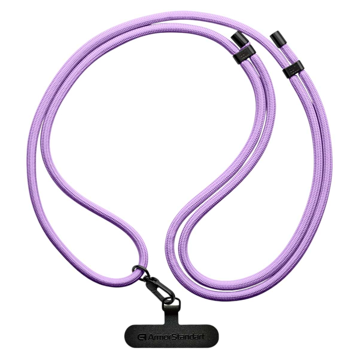 Ремешок для смартфона Armorstandart Rope Black Lavander with Dark holder (ARM67197) - Фото 1