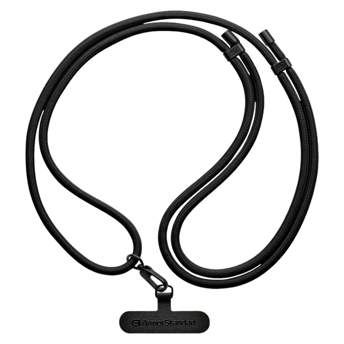 Ремешок для смартфона Armorstandart Rope Black Onyx with Dark holder (ARM67195) - Фото 1