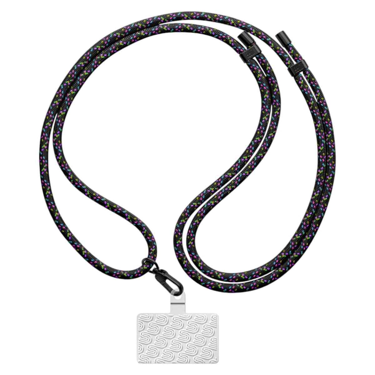 Ремешок для смартфона Armorstandart Rope Black Royalty with Clear holder (ARM76093) - Фото 1