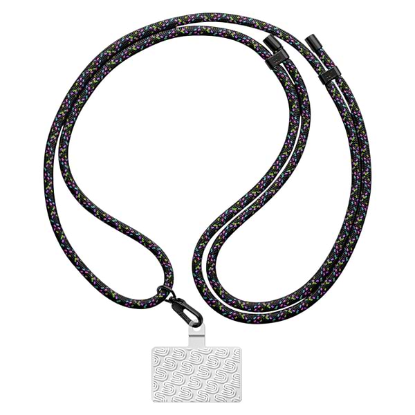 Фото - Ремінець для смартфону Armorstandart Rope Black Royalty with Clear holder (ARM76093)