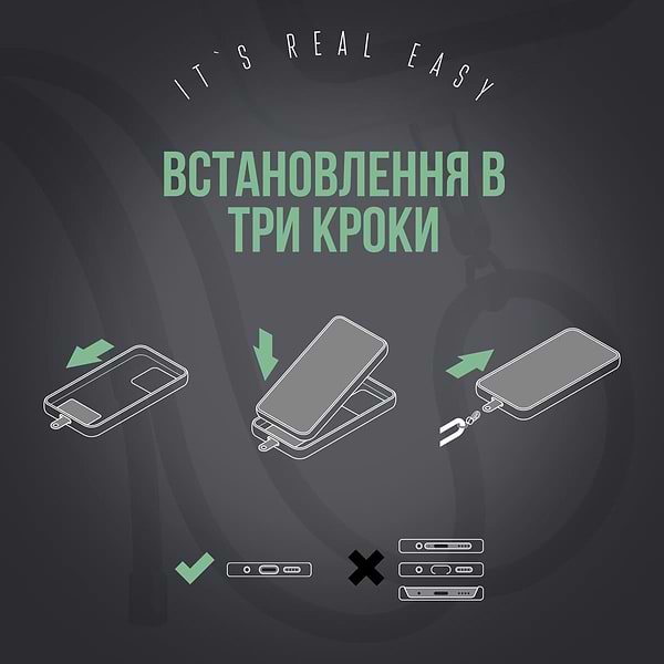 Фото - Ремінець для смартфону Armorstandart Rope Black Royalty with Clear holder (ARM76093)