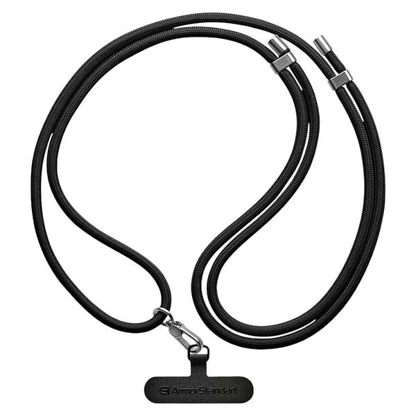 Фото - Ремінець для смартфону Armorstandart Rope Titanium Onyx with Dark holder (ARM76098)