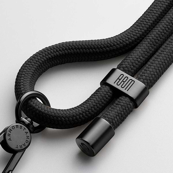 Фото - Ремінець для смартфону Armorstandart Rope Black Onyx with Dark holder (ARM67195)