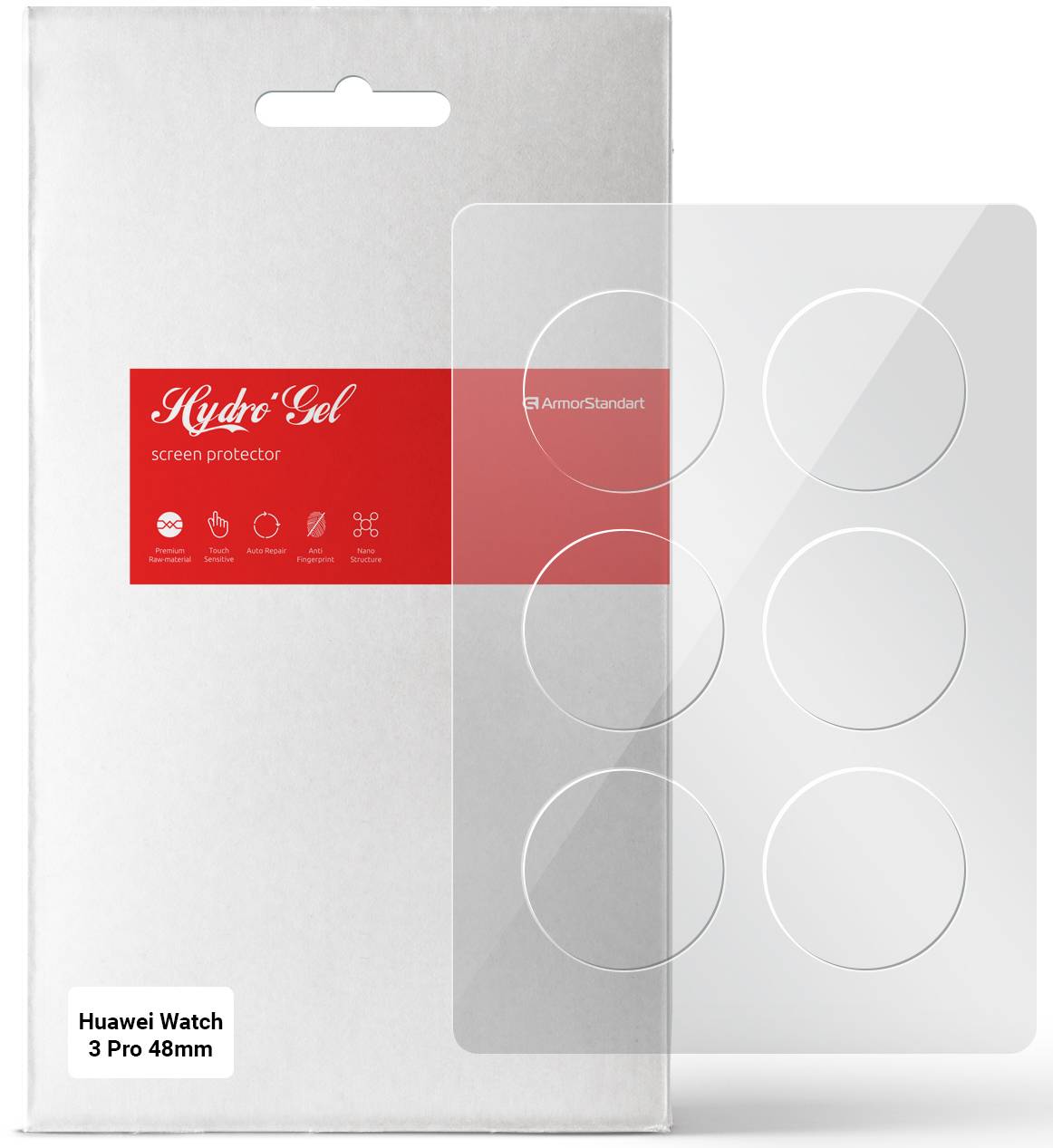 Захисна плівка для смарт-годинника Armorstandart Huawei Watch 3 Pro 48mm 6 шт. (ARM62596)