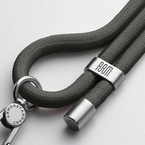 Фото - Ремешок для смартфона Armorstandart Rope Titanium Grey with Clear holder (ARM76099)
