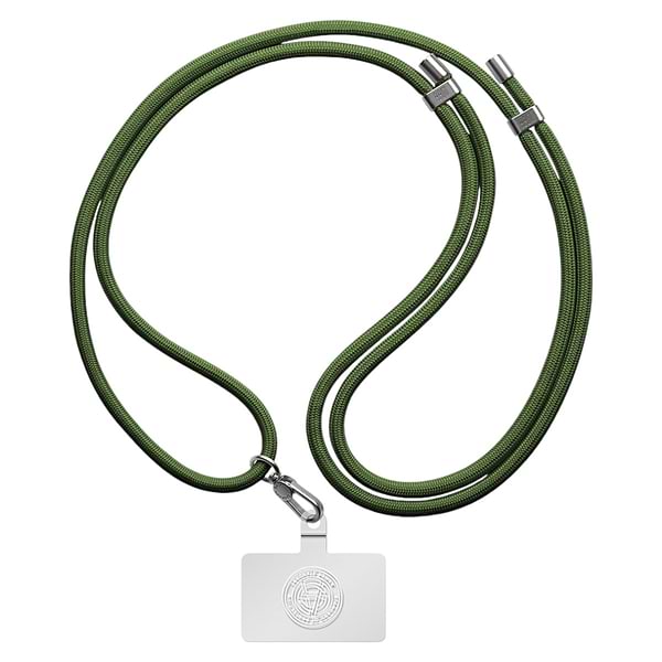 Фото - Ремінець для смартфону Armorstandart Rope Titanium Fern with Clear holder (ARM76102)