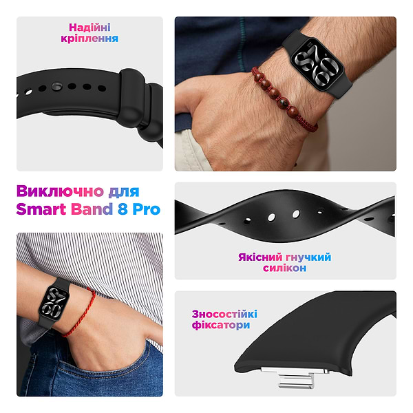 Фото - Ремінець для фітнес-браслета Armorstandart for Xiaomi Mi Band 9 Pro / 8 Pro / Redmi Watch 4 / Redmi Watch 5 Dark Green (ARM73970)