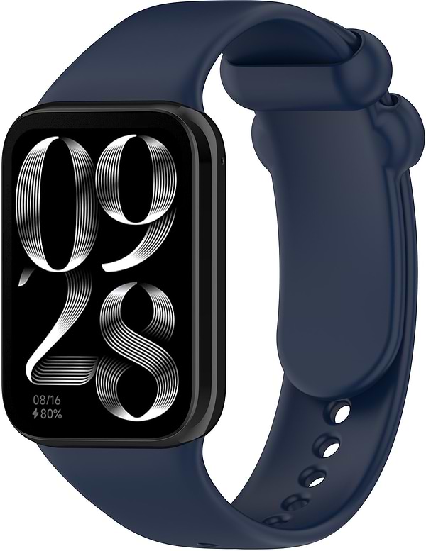 Фото - Ремінець для фітнес-браслета Armorstandart for Xiaomi Mi Band 9 Pro / 8 Pro / Redmi Watch 4 / Redmi Watch 5 Midnight Blue (ARM73968)