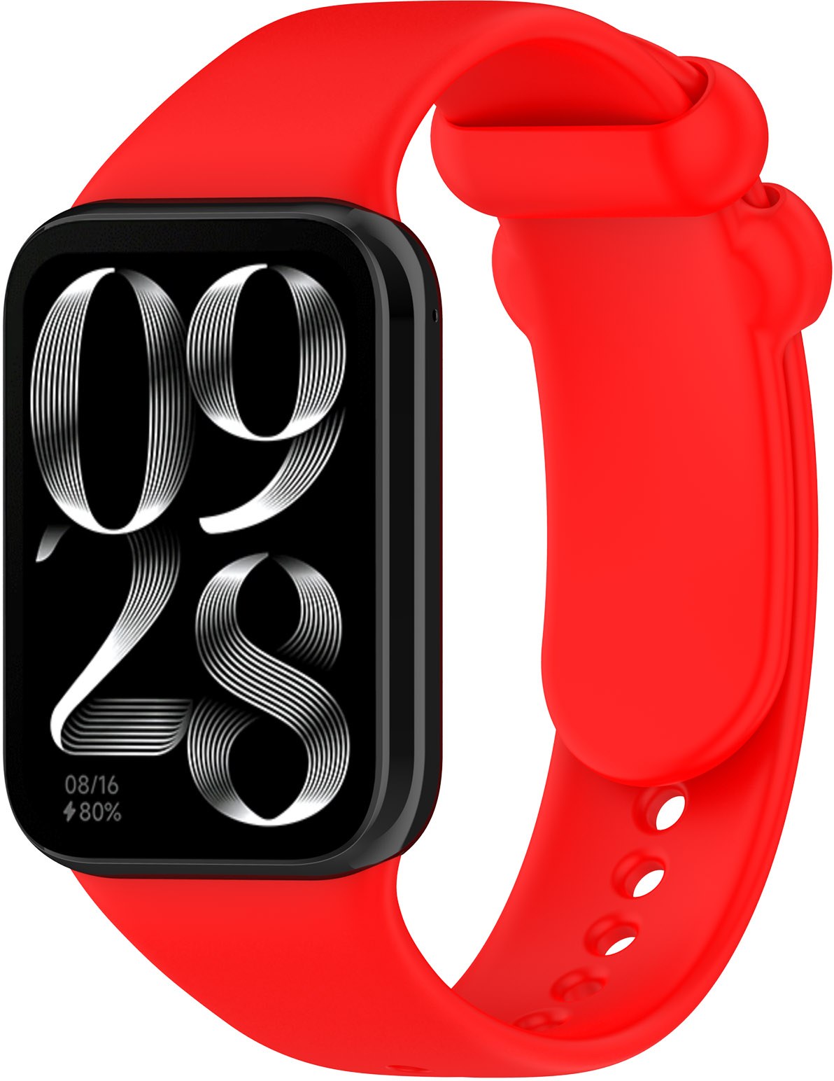 Ремешок для фитнес-браслета Armorstandart for Xiaomi Mi Band 9 Pro / 8 Pro / Redmi Watch 4 / Redmi Watch 5 Red (ARM73972) - Фото 1