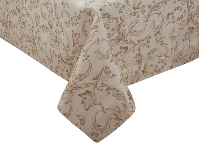 Скатертина прямокутна Lefard Ornamental беж 140х180 см (715-436)