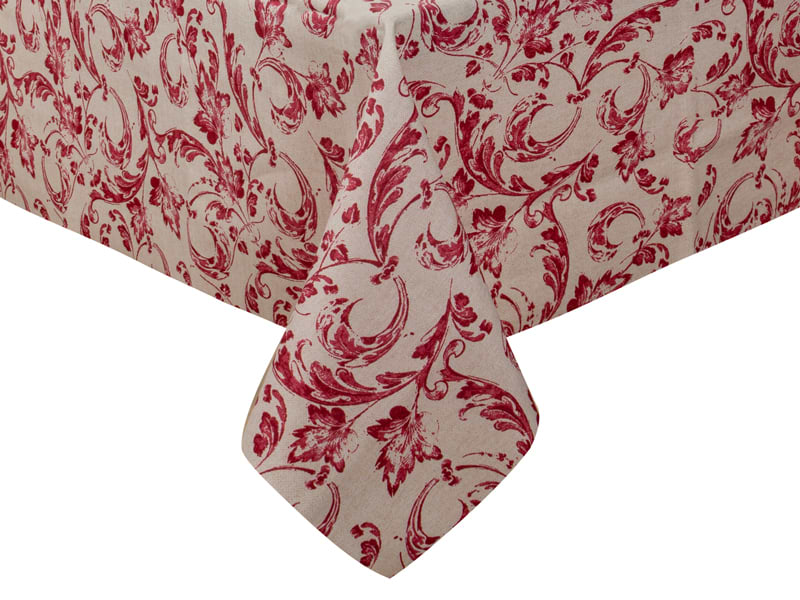 Скатертина квадратна Lefard Ornamental бордо 140х140 см (715-432)