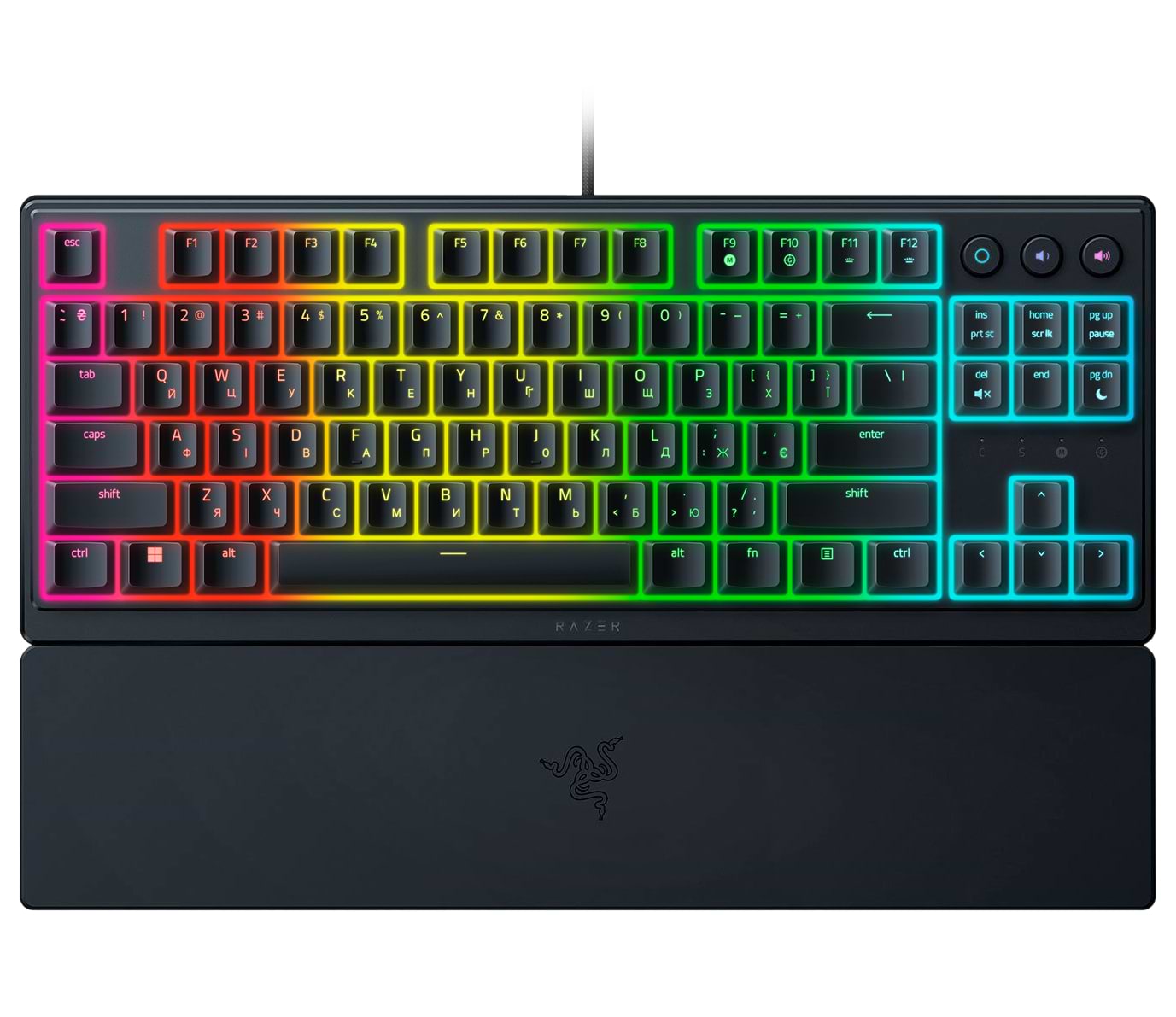 Клавіатура дротова ігрова Razer Ornata V3 TKL 84key (RZ03-04881800-R371) - Фото 1