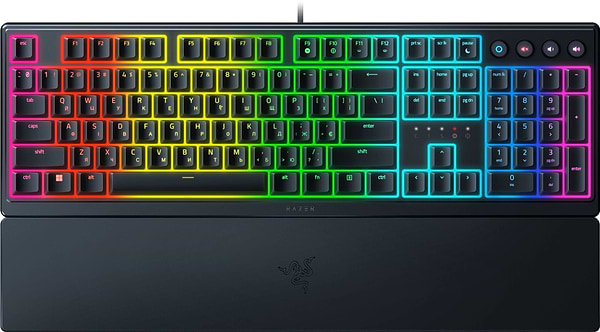 Фото - Клавиатура проводная игровая Razer Ornata V3 UKR USB Black (RZ03-04462100-R371)
