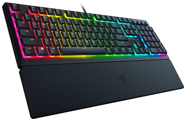 Фото - Клавиатура проводная игровая Razer Ornata V3 UKR USB Black (RZ03-04462100-R371)