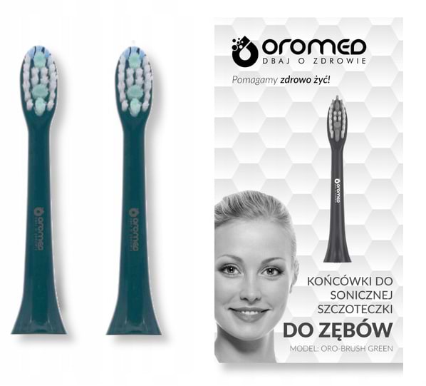 Фото - Насадка для зубної щітки Oromed ORO BRUSH GREEN (5907763679809)