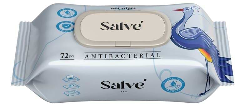 Салфетки гигиенические влажные Salve 72 шт (5853954200546)