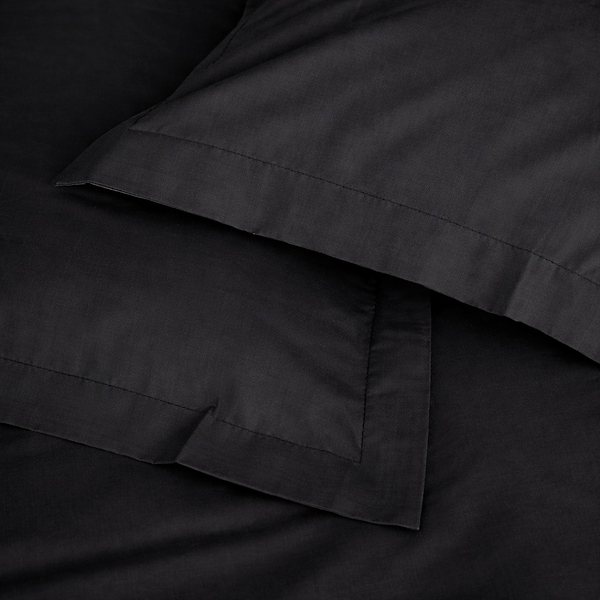 Фото - Комплект постільної білизни MirSon Poplin Line 099 Black 220 x 240 см (2200006279822)