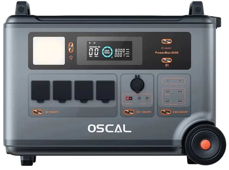 Зарядна станція універсальна Oscal 6000Вт PowerMax 6000