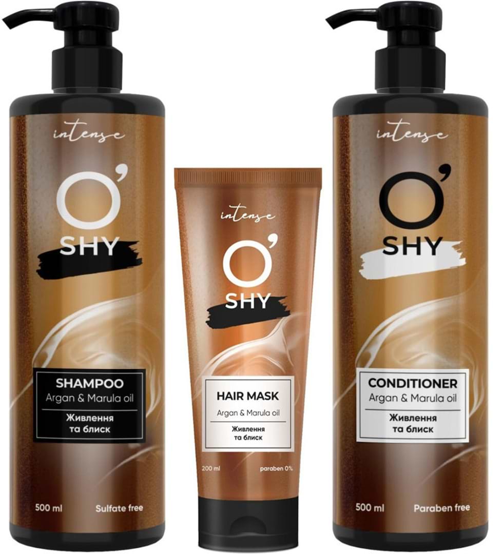 Набір для догляду за волоссям O'Shy Intense ARGAN&MARULA OIL 200х500 мл (4802370056177)