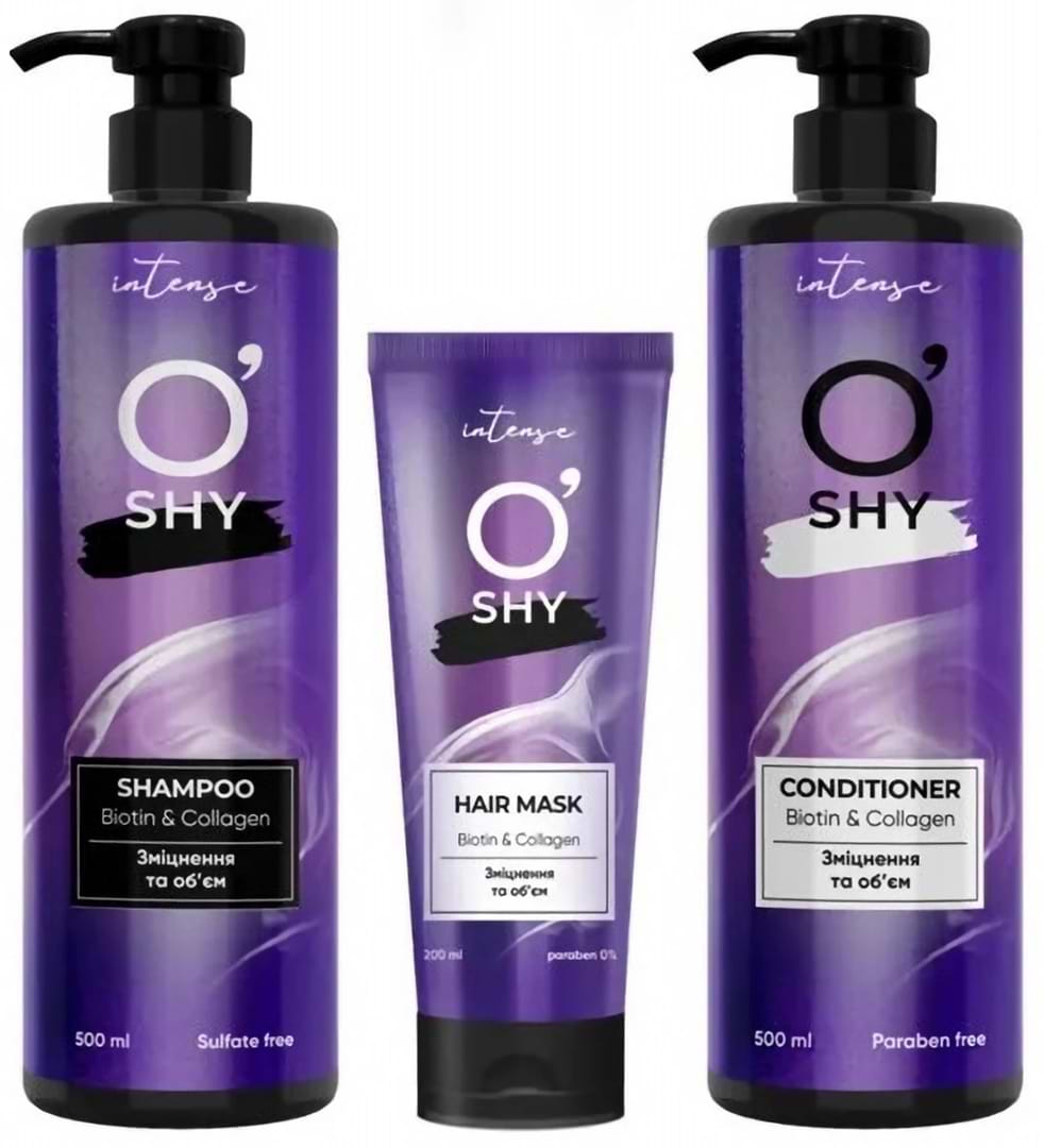 Подарочный набор для ухода за волосами O'Shy Intense BIOTIN&COLLAGEN 200х500 мл (4802370056153)