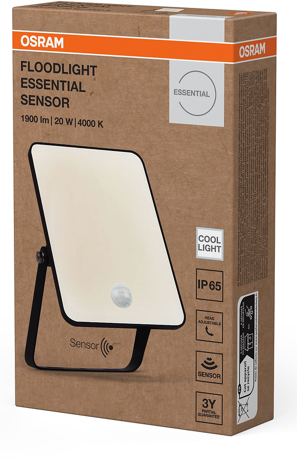 Фото - Светодиодный прожектор Osram LEDVANCE 20Вт 1800Лм 4000K Black (4099854430077)