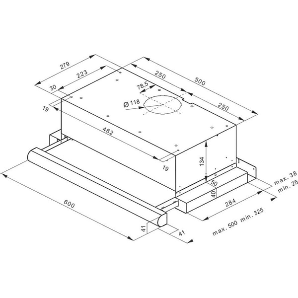 Фото - Вытяжка встраиваемая Hansa OTS6251WH