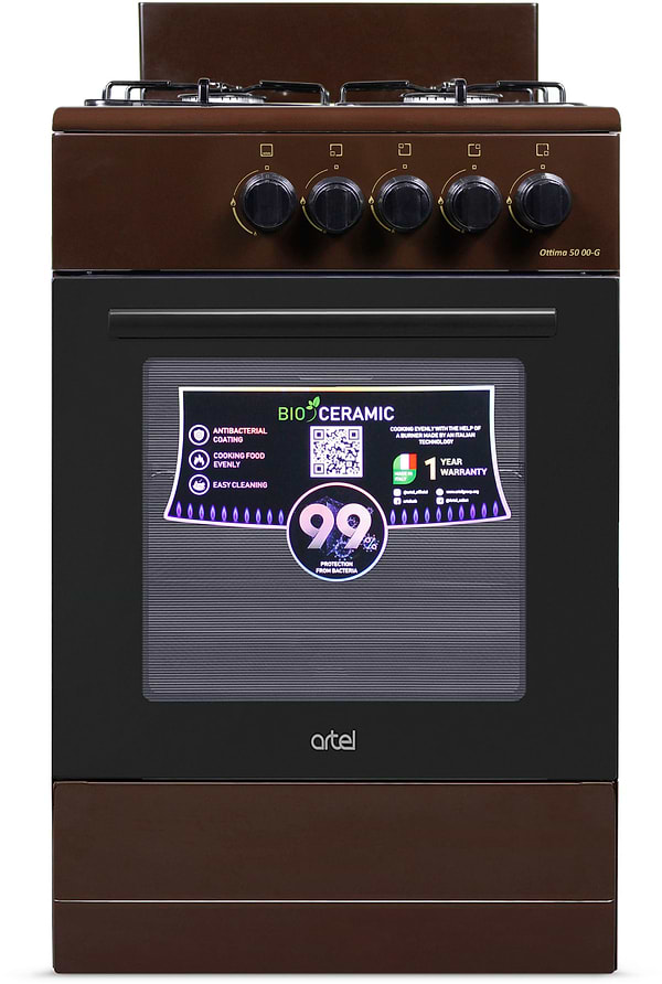 Фото - Плита газова ARTEL OTTIMA 50 G Brown