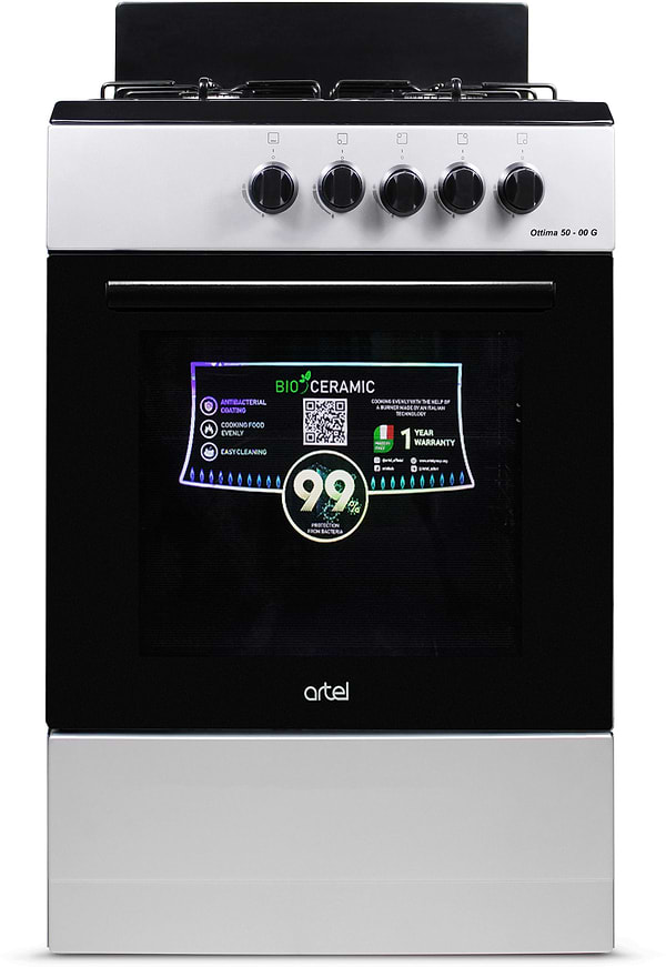 Фото - Плита газова ARTEL OTTIMA 50 G Grey